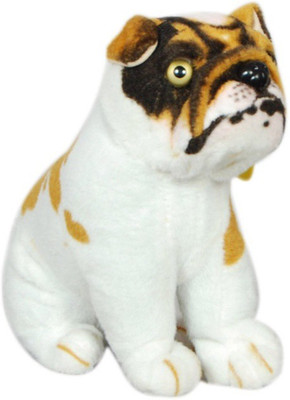 

VRV Bulldog dog soft plush stuffed toy - 20 cm(Brown)