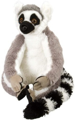 Wild Republic Cuddlekins 12" Ring Tailed Lemur(Grey)
