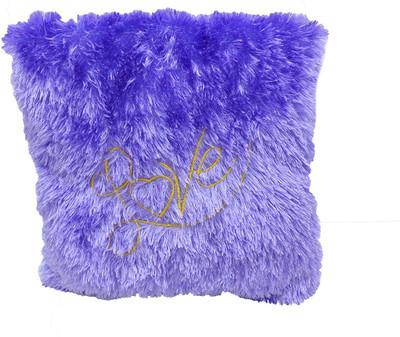 

Art N Hub Soft Love Fur Cushion (H-36cm) - 36 cm(Purpel)