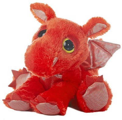 

Aurora World Dreamy Eyes Flame Red Dragon 10" Plush(Red)