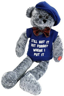

Chantilly Lane Senior Moments Guys 19" Shirt Sings "When I'M 64" (Blue) - 12 inch(Grey)
