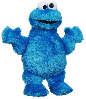 

Baby-Ronit Sesame Street Playskool Let's Cuddle Cookie Monster Plush - 25 inch(Multicolor)