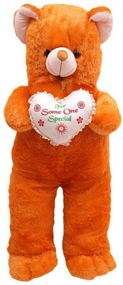 

ToynJoy Big Jumbo Brown 5 feet Teddy bear Soft toy with Heart for Love, Birthday , Valentine’s Gift - 57 inch(Brown)