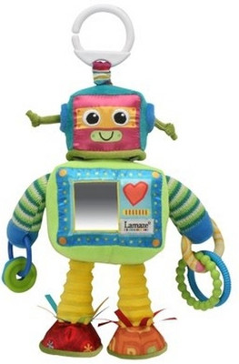 

Lamaze Play & Grow Rusty the Robot Toy(Beige, Red, Black), Beige;black;red