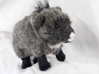 

Wishpets 10" Standing Javelina Plush(Grey)