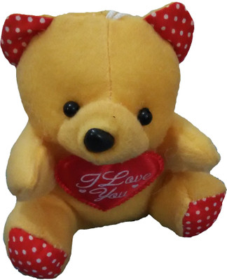 

Ekku Yellow Teddy - 4 inch(Yellow, Red), Red;yellow