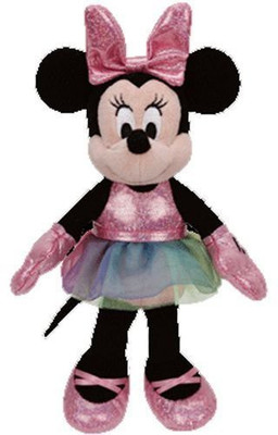 

TY Beanie Babies Disney Minnie Mouse Ballerina Sparkle Medium(Pink)