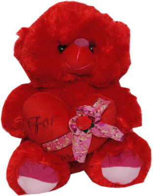 

Trimurti Trimurti Imported Fur Red Teddy for You - 36 cm(Red)