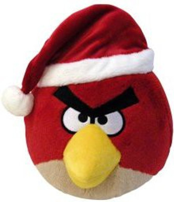 

Angry Birds 5" Limited Edition Christmas Plush Red Bird (No Sound)(Red)
