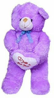 33 OFF on Ansh Cute purple teddy bear 70 cm Purple on Flipkart