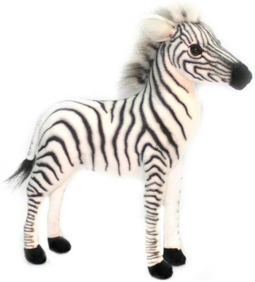 

Hansa Ba Zebra Plush 12"(White)