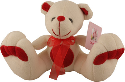 

Touchy Toys Teddy - 4 inch(White)