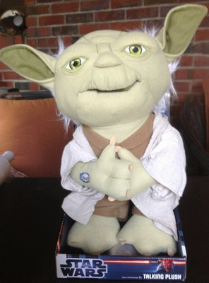 

Just Play Star Wars Talking Plush 14" Yoda(White)