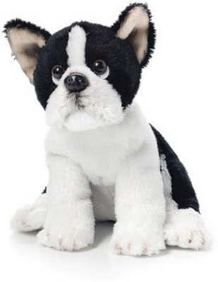 

Demdaco Nat & Jules Boston Terrier Bean Bag Dog Puppy Plush(White)