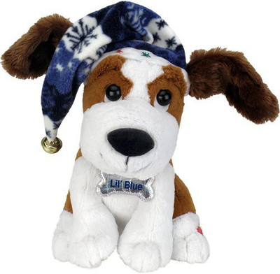 

Chantilly Lane 10" Littile Blue Dog With Flapping Ears Sings "Blue(Brown)
