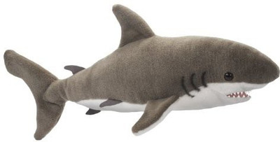 

Douglas Cuddle Toys Fin Great White Shark - 9 inch(Grey)