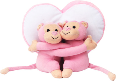 

Amardeep Hugging Monkies - 30 cm(Pink)