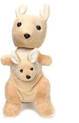

Creative India Exports Kangaroo Mother With Baby Stuffed Soft Plush Toy - 20 cm(Multicolor)