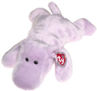 

TY Beanie Babies 1 X Happy The Hippo(Pink)