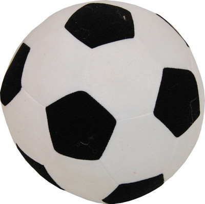 

Surbhi Ball - 19 cm(White, Black), Black;white