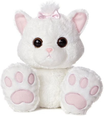 

Aurora World Taddle Toes Frothy Cat Plush10" Tall - 11.81 inch(White)