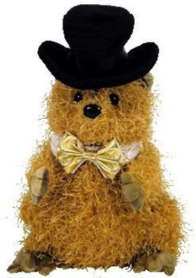 

ty Beanie Ba Punxsutawne Phil 2005 The Groundhog(Brown)