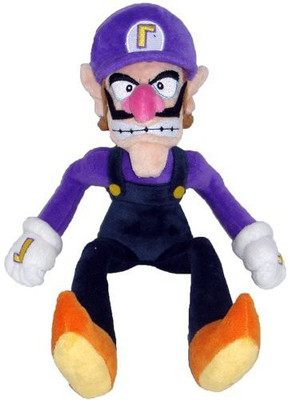 

Sanei Super Mario Plush 11" Waluigi Soft Plush Japanese Import(Purple)