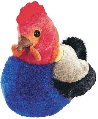 

Wild Republic Blue Hen Chicken Audubon Plush Bird (Authentic Bird Sound)(Blue)