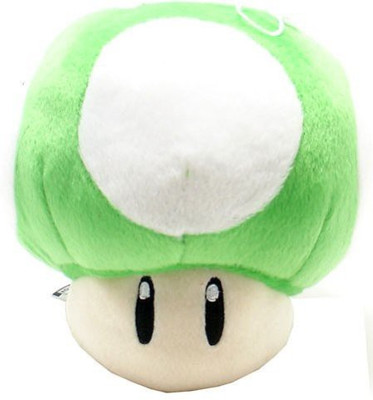 

Super Mario Brothers Green Mushroom 8Inch Plush(Green)