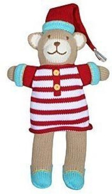 

Zubels Bear Sleep 12" Ecofriendly Plush - 12 inch(Red)