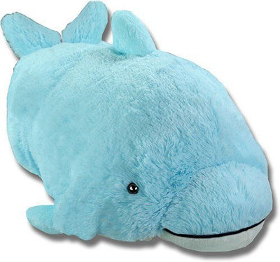 

Pillow Pets Squeaky Dolphin Blue Plush New - 25 inch(Multicolor139)