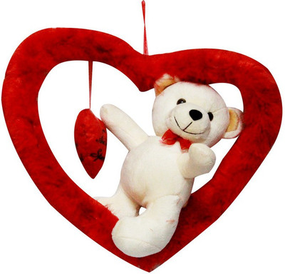 DEALbindaas Romy Teddy Valentine Stuff Soft Toy 36 cm Cream DEALbindaas Soft Toys