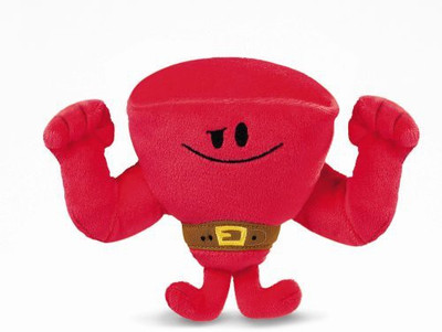 

Mr. Men and Little Miss Mr Strong Mini Plush 4" Mr Men Little Miss Series - 8 inch(Red)