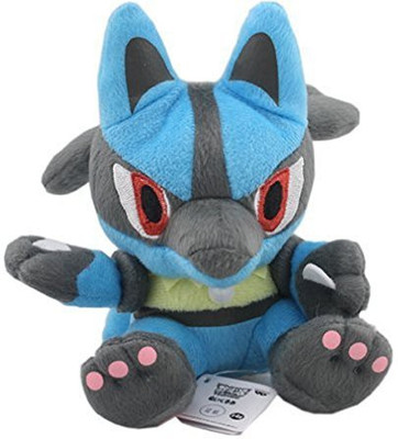 Banpresto Pokemon Diamond And Pearl 7" Pokedoll Plush Lucario(Blue)