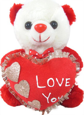 

Tickles I Love You Love Heart Teddy - 18 cm(Red)