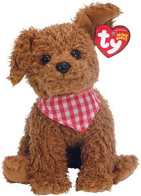 ty Rowdy Dog With Scarf(Brown)