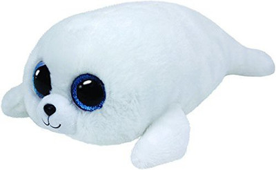 

TY Beanie Babies Icy White Seal Med - 12 inch(White)