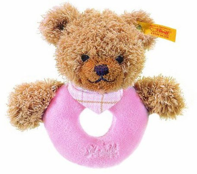 

Steiff Sleep Well Bear Grip Pale Pink(Brown)