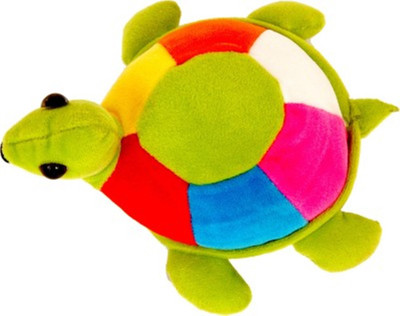

PIST Soft Toys Tortoise - 15 cm(Multi Color)