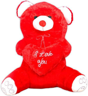 

Deals India Musical Red Fat Crazy Teddy - 24 inch(Red)