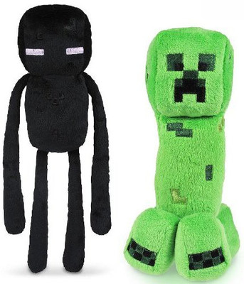 

Minecraft 7" Plush Enderman & Creeper Set Of 2(Green)