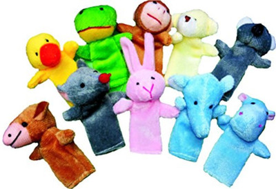 

Twisha Finger Puppet Fur - 8 inch(Multicolor)