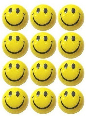 

MK Smiley Face Stress Reliever Ball - 3 inch(Yellow)