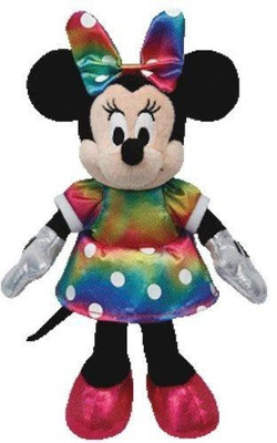 

TY Beanie Babies Minnie Dye Sparkle Medium Plush(Blue)