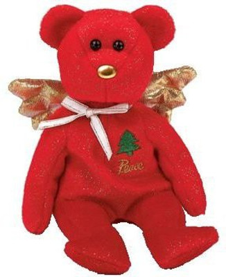 

ty Beanie Ba Gift The Bear (Red Version) (Hallmark Gold Crown(Red)