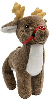 

Beverly Hills Teddy Bear Company Singing Red Nose Reindeer(Brown)