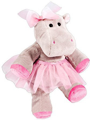 

Douglas Cuddle Toys Lulu Grey Hippo(Pink)
