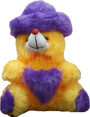 

Ekku Teddy with Hat - 7 inch(Yellow)