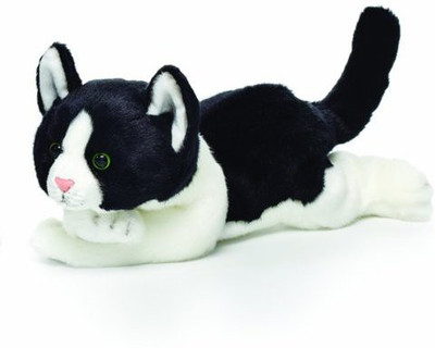 

Nat and Jules Plush Black And White Catlarge - 8 inch(Black)