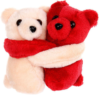 Tickles Cute Couple Teddy 11 cm Red 1 Tickles Soft Toys